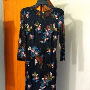 Bisou Bisou Lace mid length dress